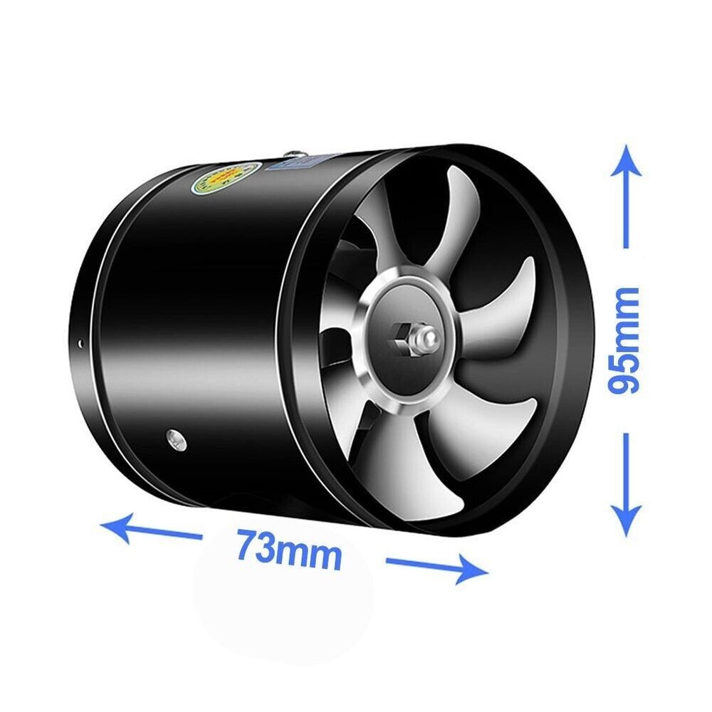 6'' Pipe Vent Exhaust Fan-Duct