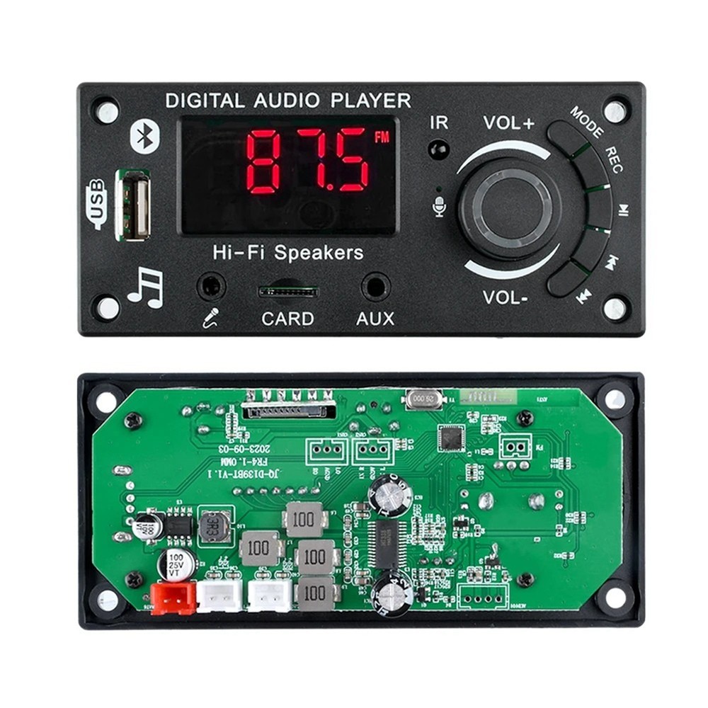 2x50W 100W Amplifier Bluetooth 5.0 MP3 Decoder Board DIY Car MP3 Player USB5644