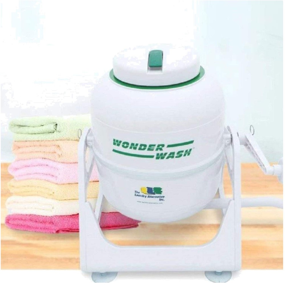 Compact Manual Laundry Washer - WonderWash for Tiny Spaces