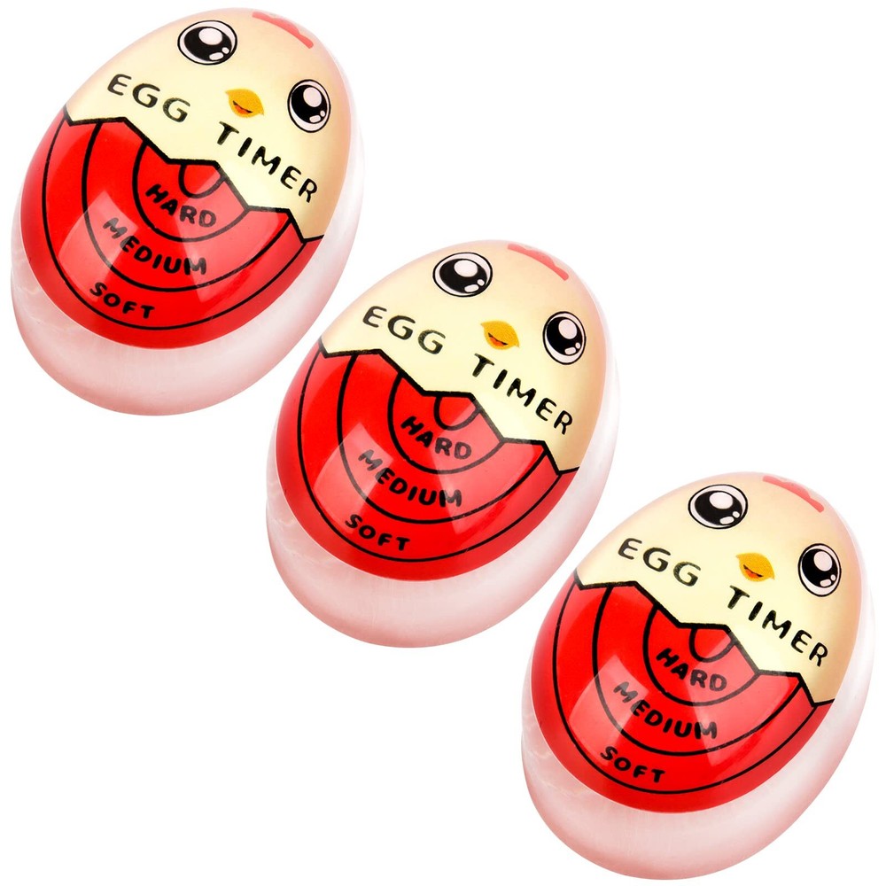 3 Pack Egg Timer Soft Hard Boiled Egg Boiler Timer That Changes Color When Done