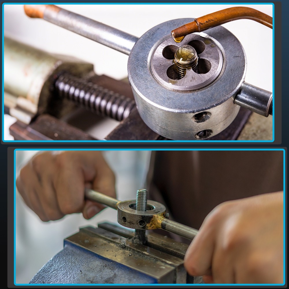7/16"-20 UNF Round Threading Die, Right Hand Threading Die Adjustable