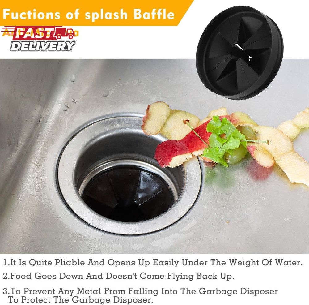 Sink Baffle, Replacement for Evolution, Garbage Disposal Splash Guards,Quite Col