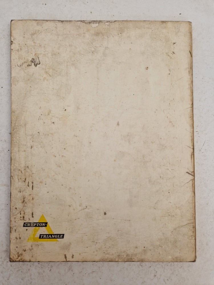 Crypton Triangle Engine Test Data Manual 1967 Cars & Light Commercials