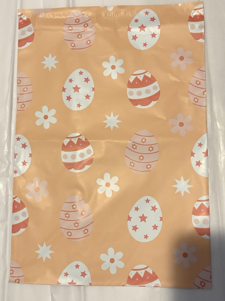 100 Assorted Decorative Poly Mailers Floral Butterfly Lemon Easter Designs 10x13
