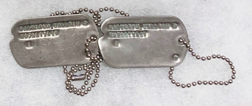 Walter Saltrick Dog Tag Set
