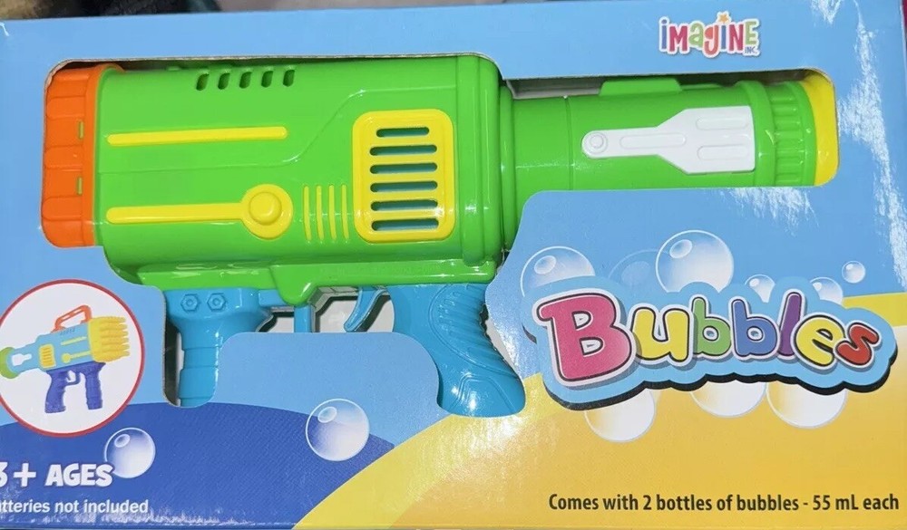 Bubble Machine Bubbler Maker 36  Hole Automatic Toy Gun Bubble Gun