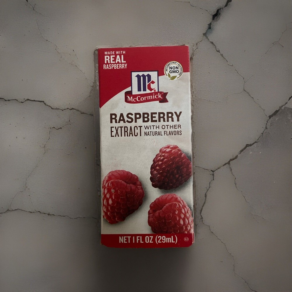 McCormick Raspberry Extract With Real Raspberry 1 fl oz~Non-GMO