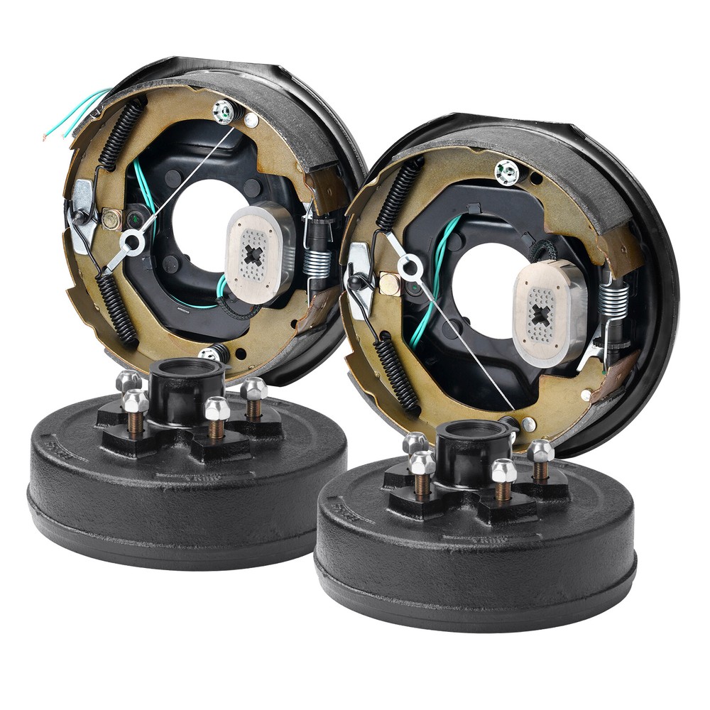 VEVOR Electric Trailer Brake 10" x 2-1/4" & 5 on 4.5" Hub Drum Kit for 3500 lbs