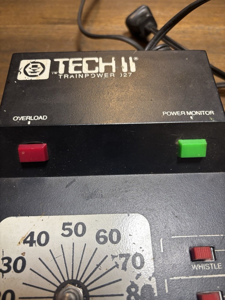 TECH II Trainpower 027 AC Train Direction & Whistle Controller Untested