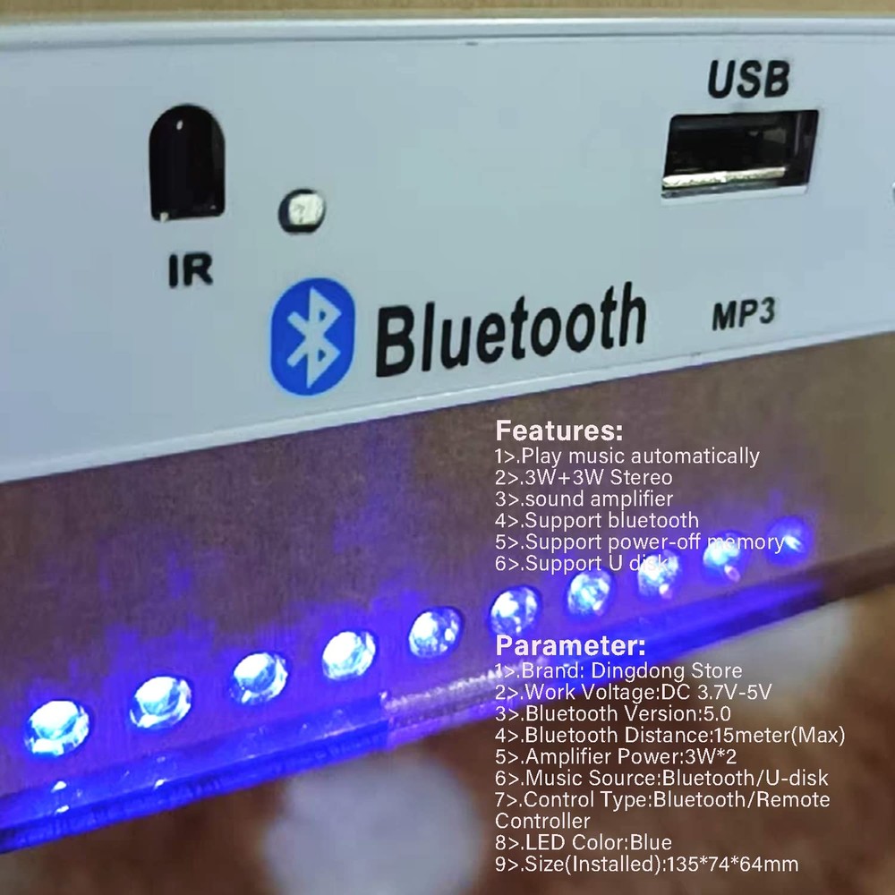 Bluetooth Speaker Soldering Practice Kit - DIY Electronics Kit with High - Fi...