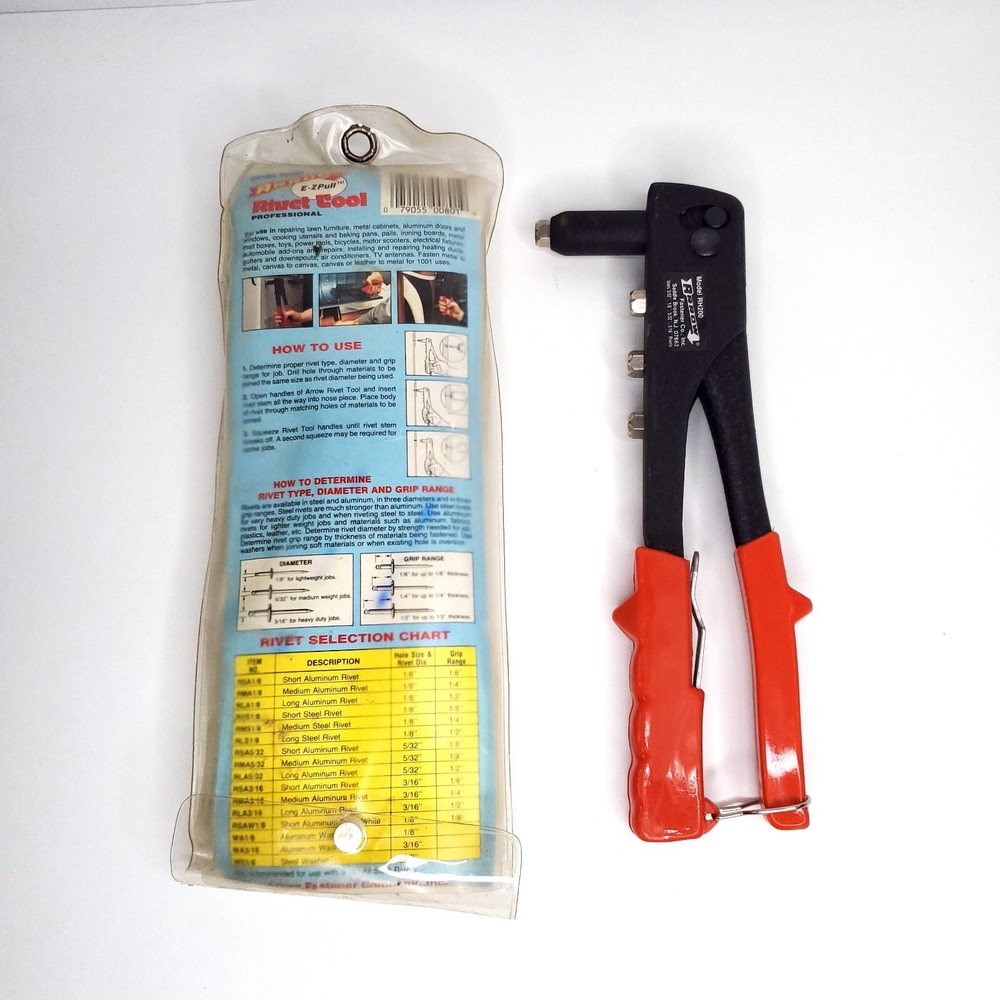 Arrow E-Z Pull Rivet Tool Model RH200 In Original Package.