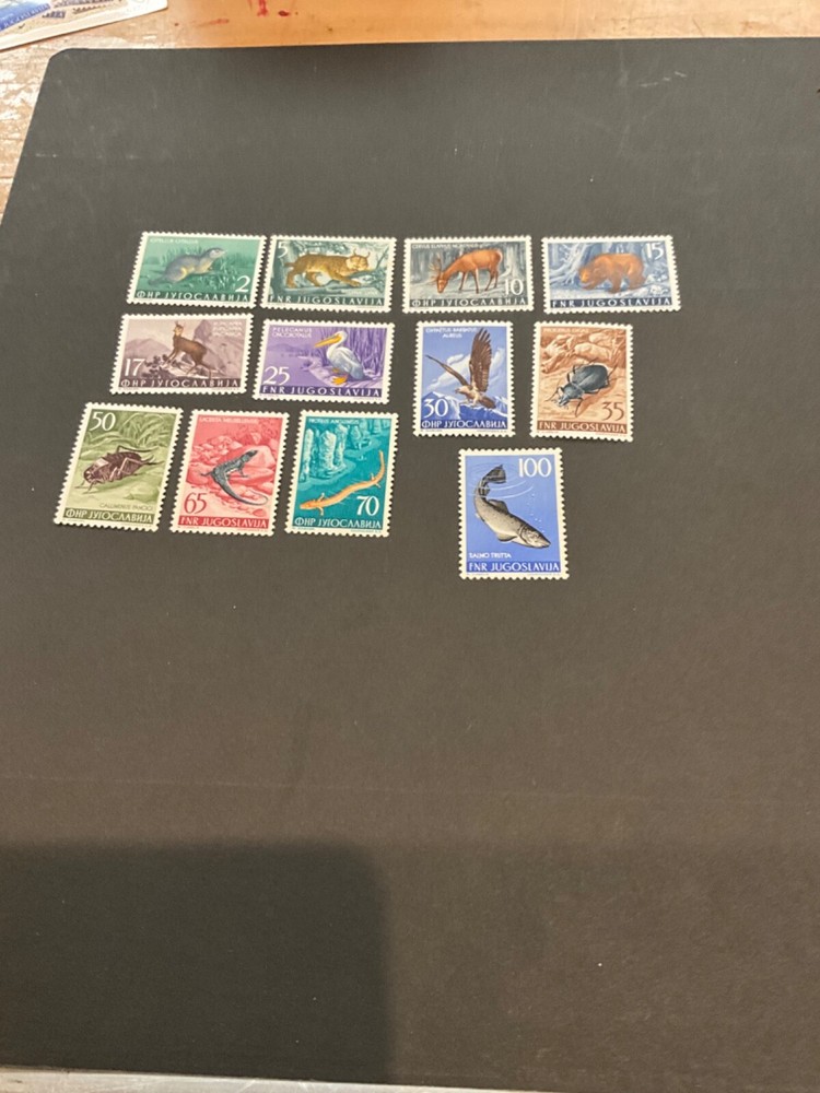 Stamps Yugoslavia Scott #398-409 never hinged