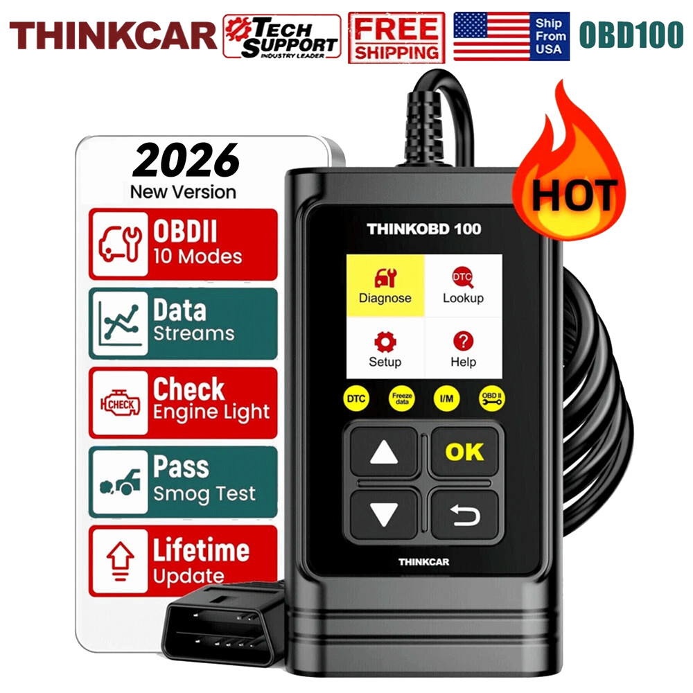 THINKOBD100 OBD2 CAN OBDII Car Code Reader Diagnostic Scanner Engine Light Tool