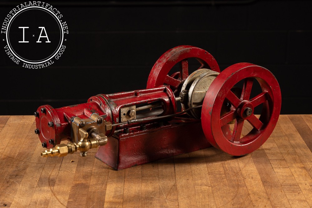 Antique Horizontal Steam Engine Demonstrator