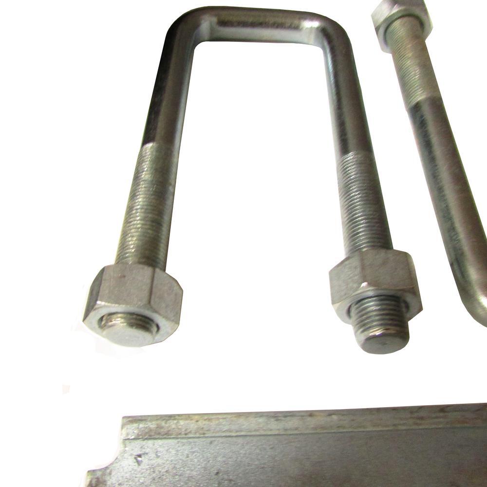 Boat Trailer Leaf Spring 9/16" U-Bolt Kit Fits Boat and Other Trailer Axles
