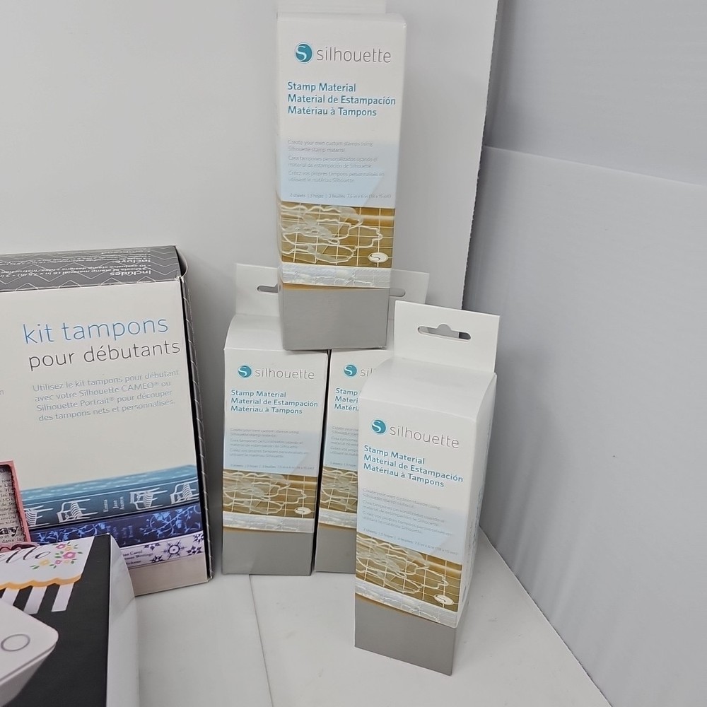 Silhouette Mint Custom Stamp Maker Machine NEW W/ EXTRAS See Description