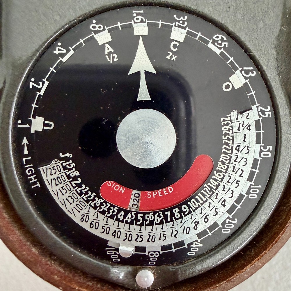 Weston Master II Model 735 Exposure Meter w/ Case + GE PR-1 Meter Manuals Bundle