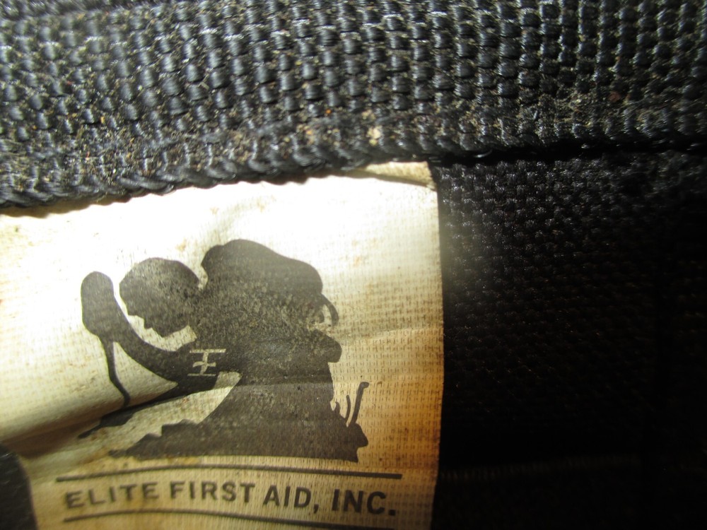 elite first aid, inc. black small bag old