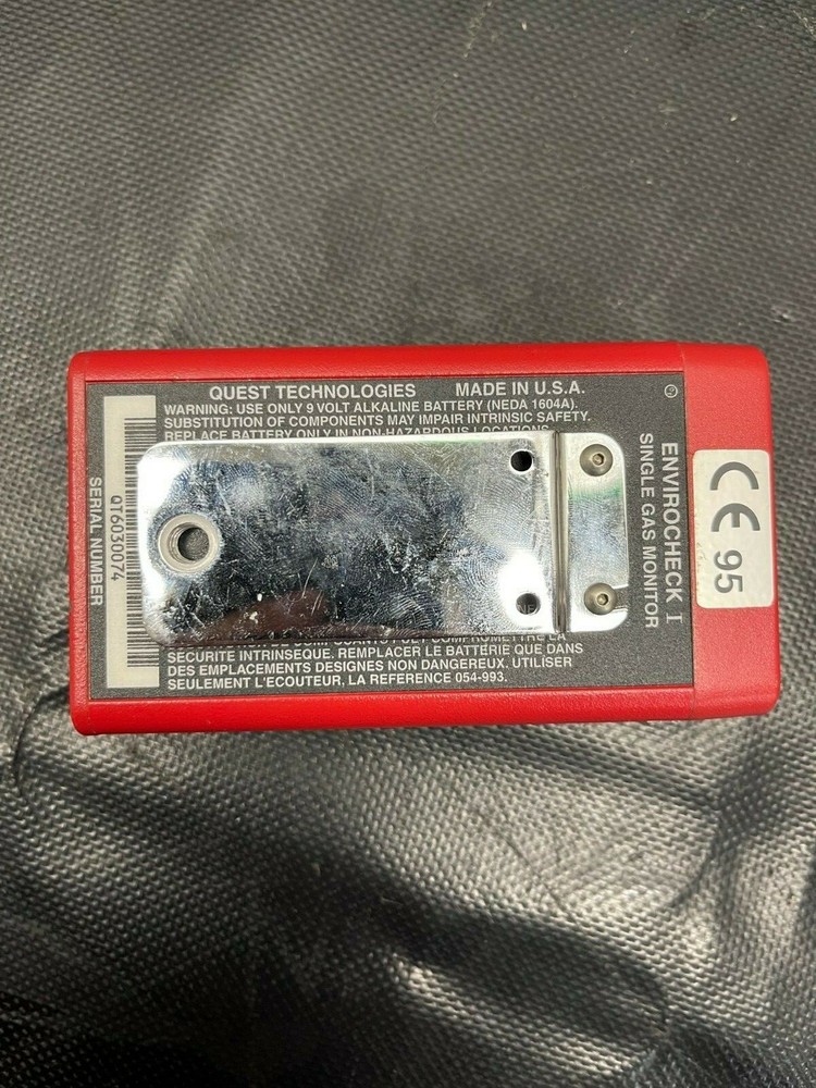 Quest Technologies ENVIROCHECK I, Single Gas Monitor