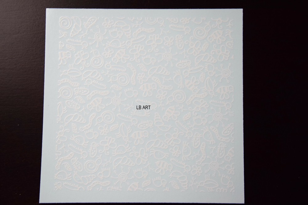 DECAL MAGIC HIGH LIGHTS 4" x 4" HIGH FIRE FORMULA DOODLE BUG WHITE
