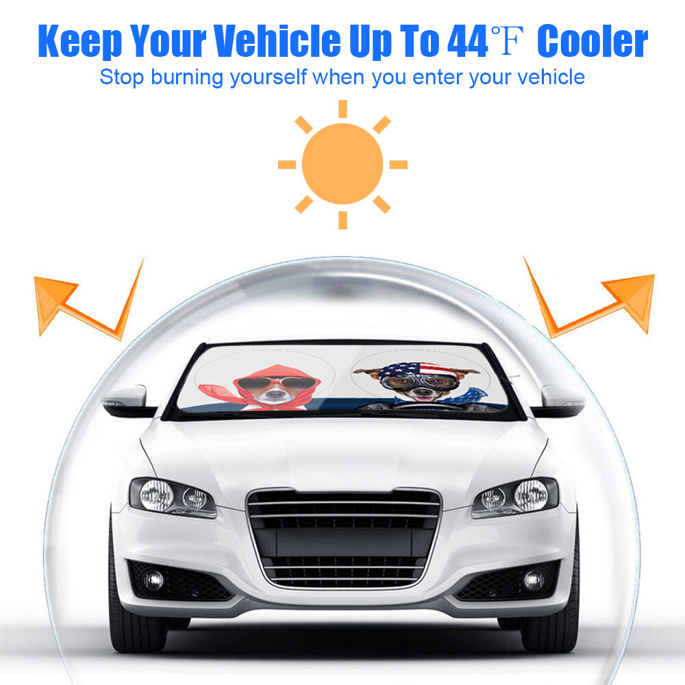 Foldable Car Windshield Sun Shade Front Window Cover Visor UV Block Protector