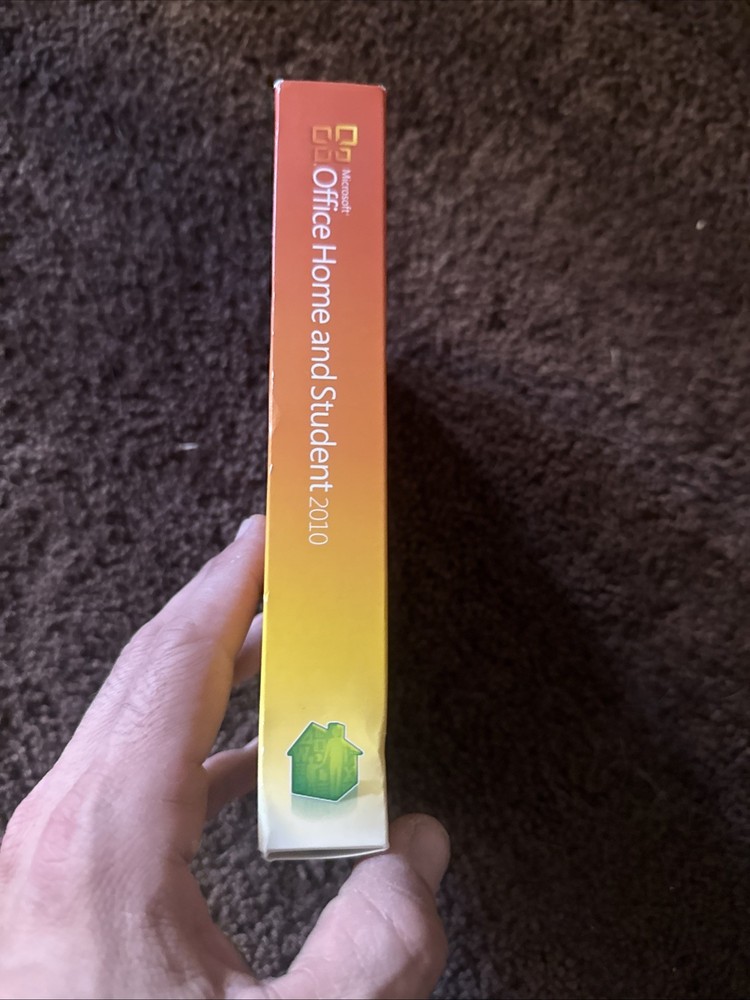 Microsoft Office Home and Student 2010 COMPLETE + Inserts VG Near Mint Disc