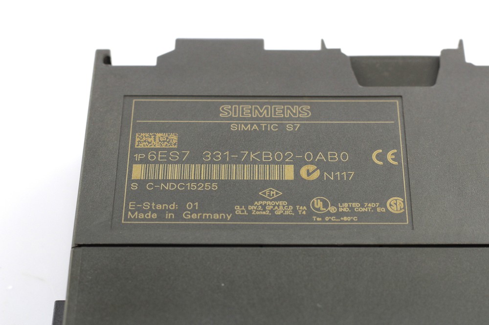 SIEMENS 6ES7 331-7KB02-0AB0 ANALOG INPUT MODULE