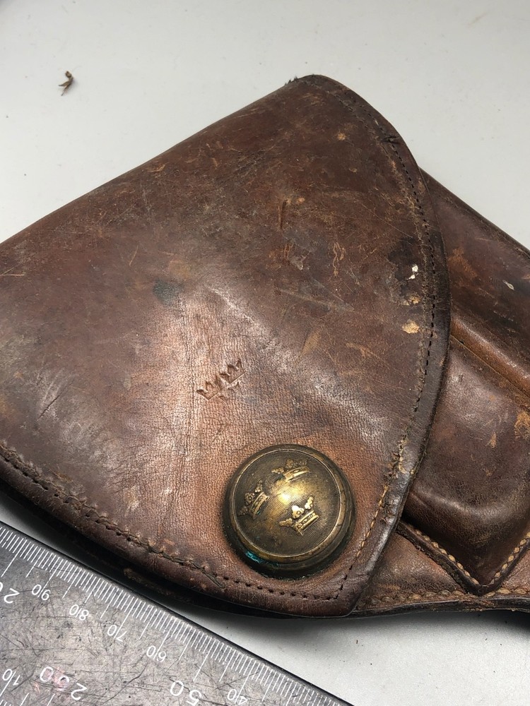 Original Swedish Officer's 1907 Pattern Leather Holster