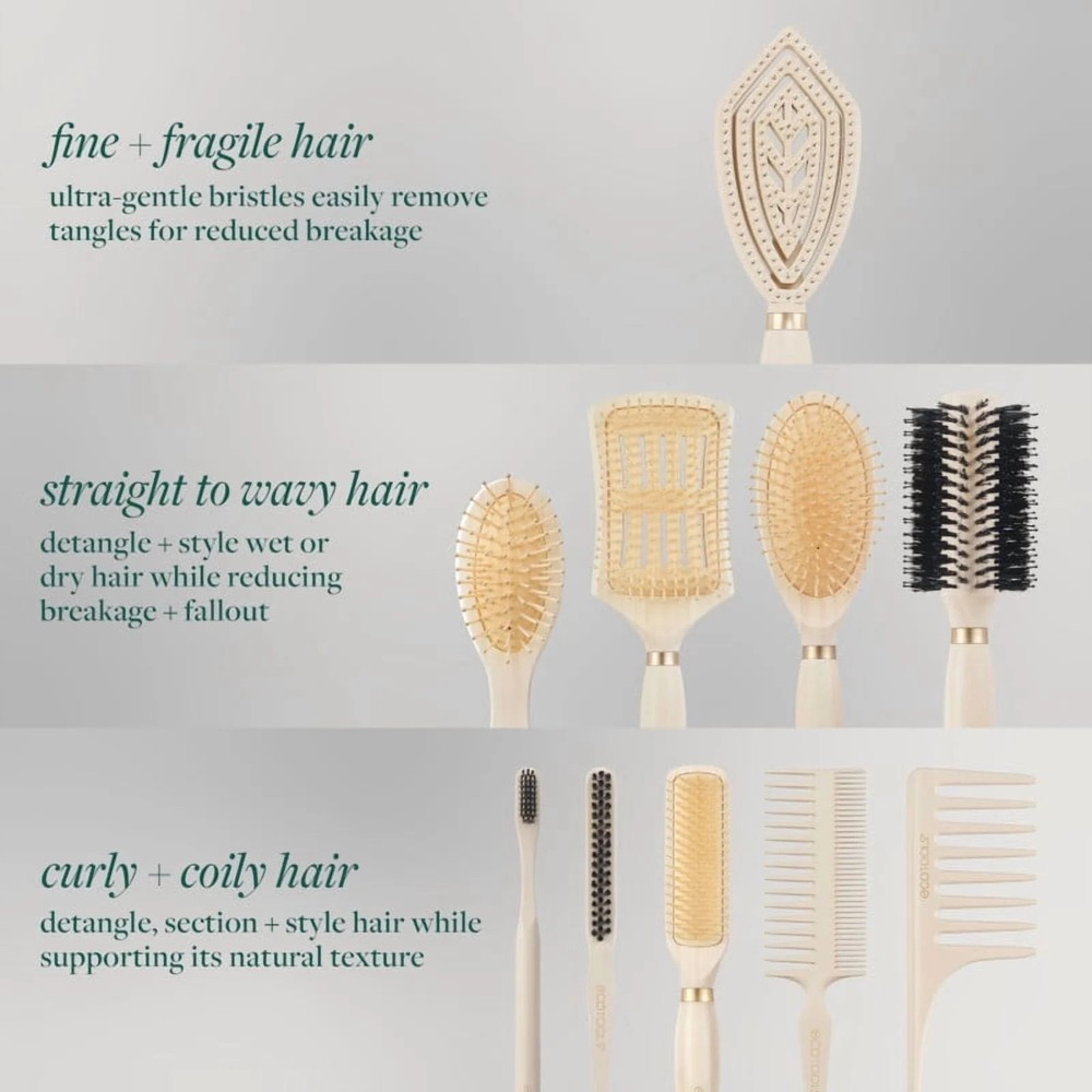 EcoTools Double Sided Comb, Bamboo