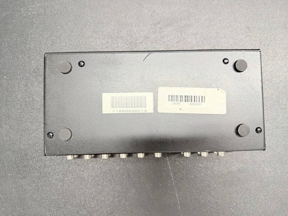 Key Digital KD-SW2x1 Flash2 Component Video & Audio Switcher 2x1 UNTESTED