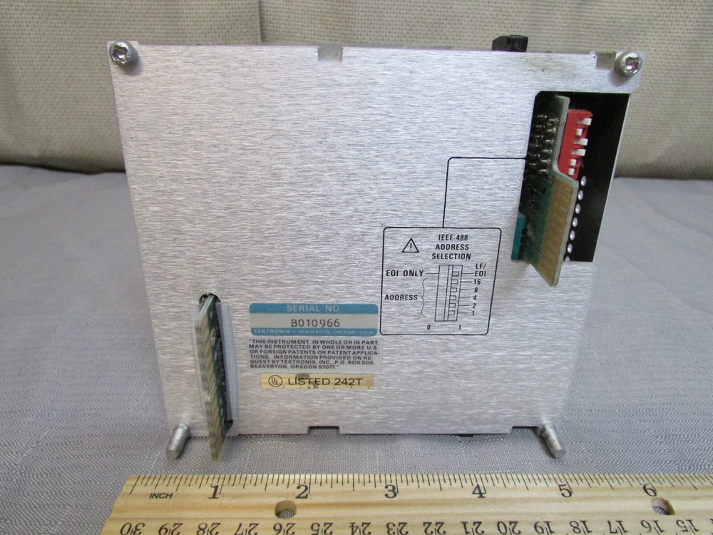 Tektronix Oscilloscope Plugin Module SI-5010 Programmable Scanner s/n B010966