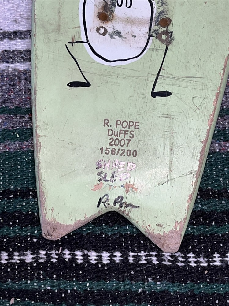 Russ Pope Duffs 2007 Skate Deck Limited Edition Numbered /200, Signed!