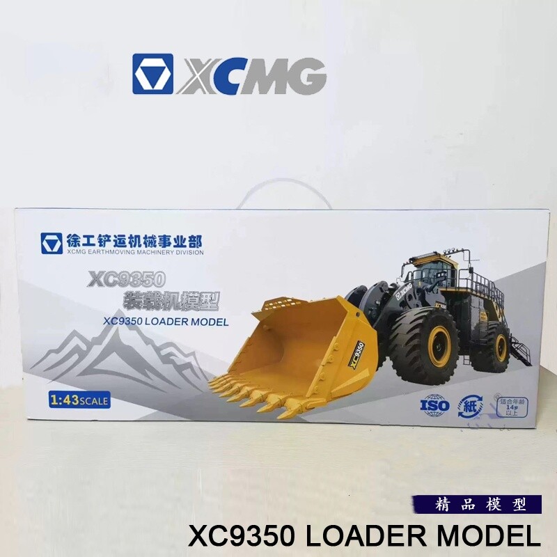 1:43 XCMG XC9350 Mining Wheeled Loader Construction Equipment Diecast Model