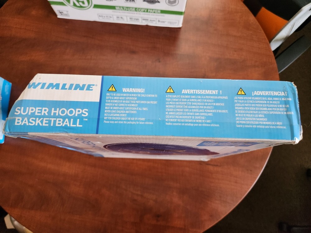 Swimline Super Hoops Floating Basketball Game Pool Float