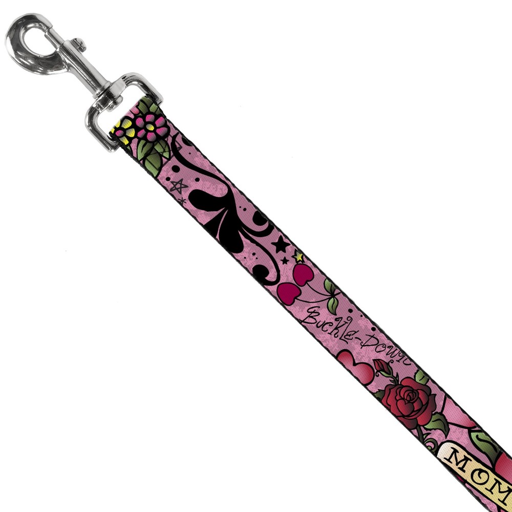 Dog Leash Mom & Dad Pink