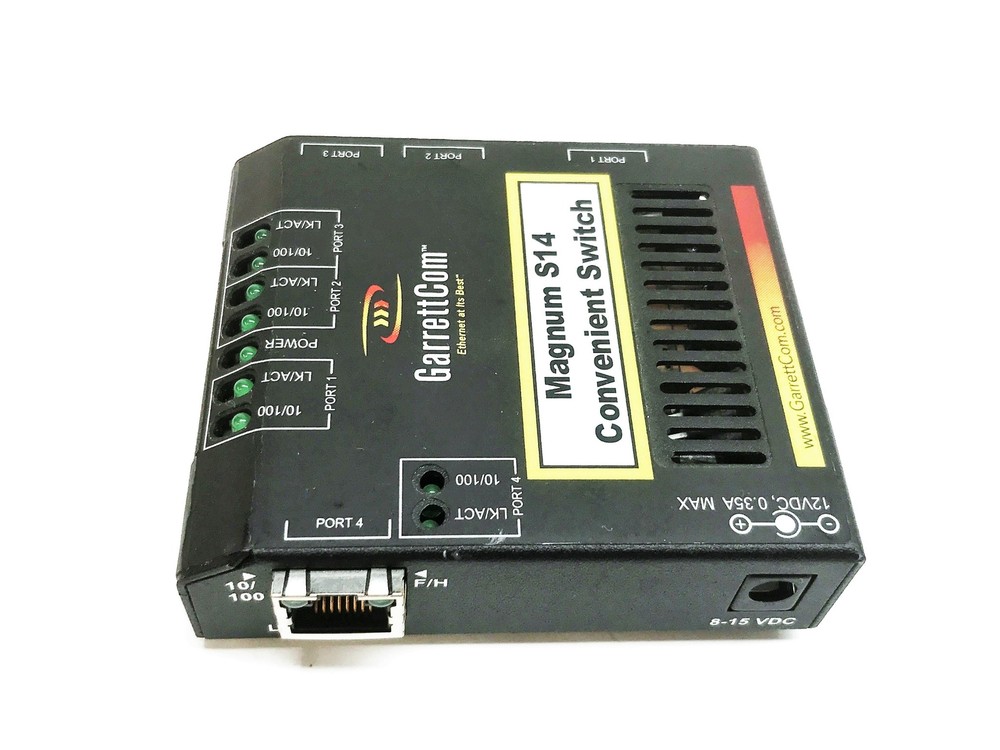 GarrettCom Magnum S14 Convenient Switch S14D USED