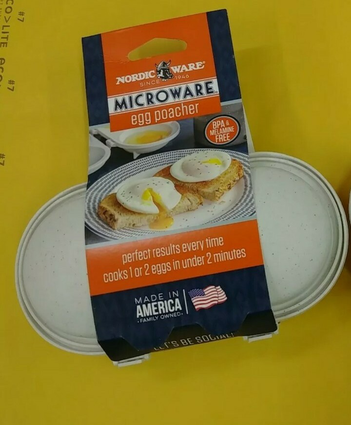 Nordicware Microwave Double Egg Poacher (64702)