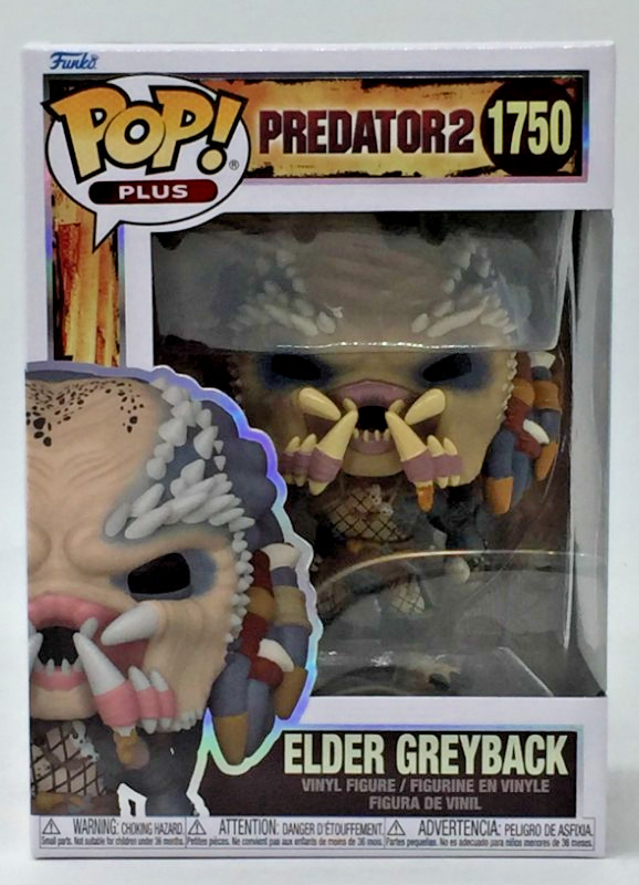 Funko Pop! PLUS Predator 2 Elder Greyback #1750 With Pop Protector