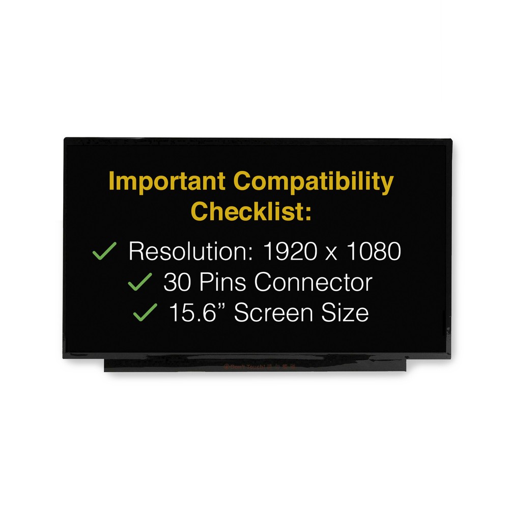 Dell VOSTRO 15 7500 Screen Replacement 30 Pins LCD LED Display With Tools