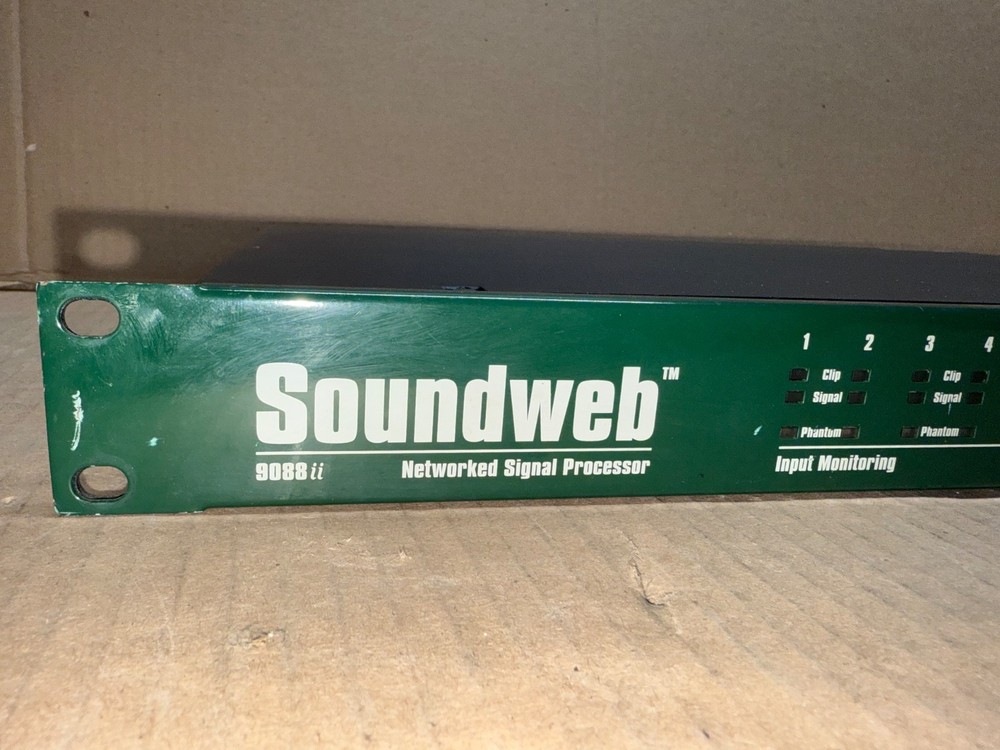 BSS SOUNDWEB 9088ii NETWORKED SIGNAL PROCESSOR - TESTED
