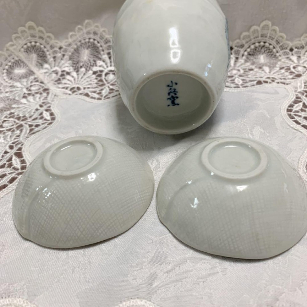 Sake vessel & choko set☆Rabbit☆Moon viewing☆