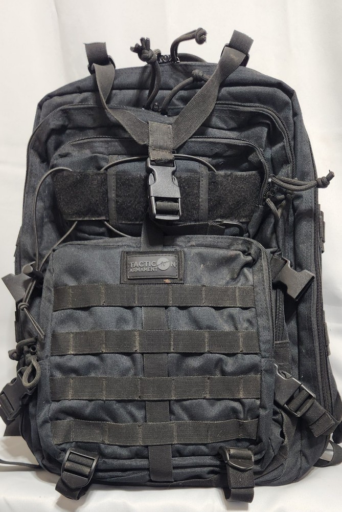 Tacticon Armament tactical backpack black EUC