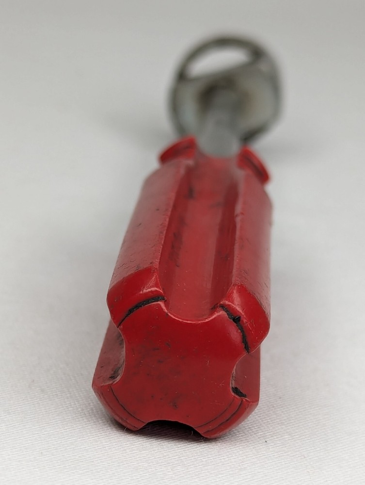 Vintage Brake Spring Tool with Red Plastic Handle