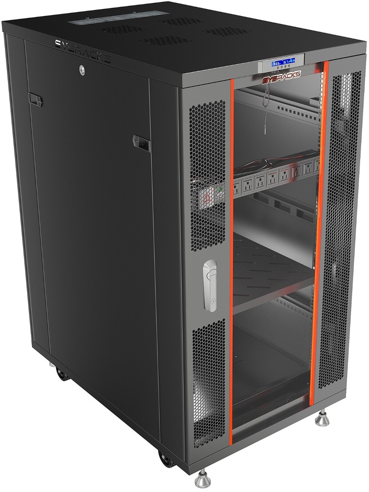 Sysracks 27U 39'' Deep IT Network Data Server Rack Cabinet