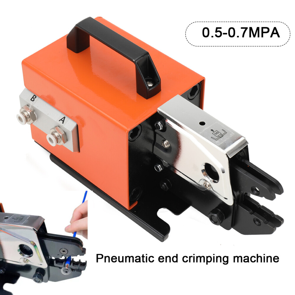AM-10 Pneumatic Wire Terminal Mobile Crimping Machine Crimper US