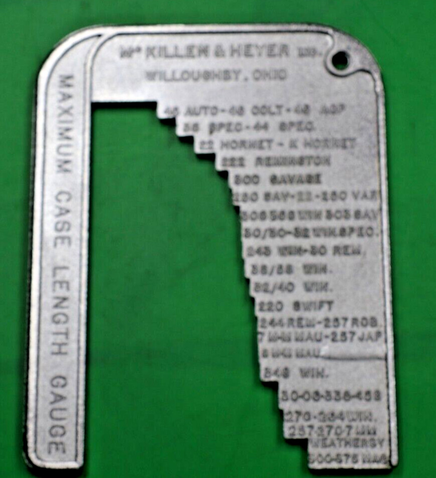 McKillen & Heyer Maximum Case Length Gauge Reloading