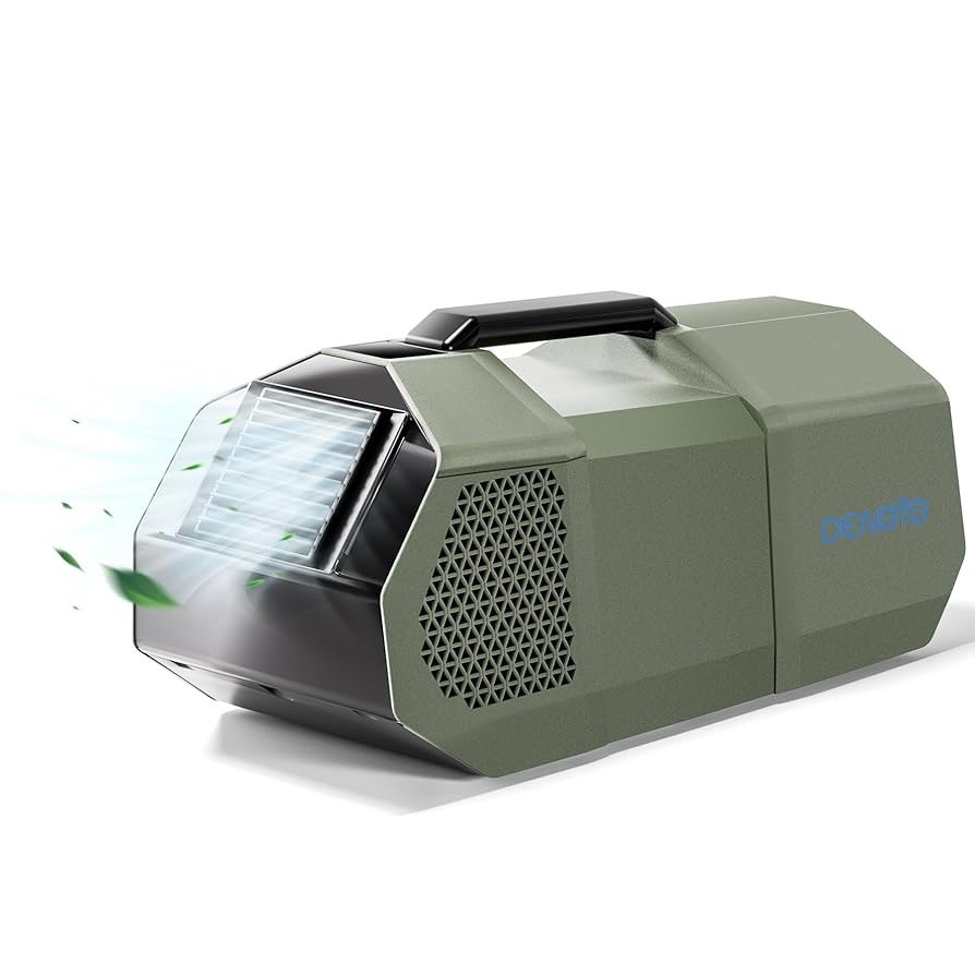 Portable Air Conditioner for Tent for 50 Sq. Ft, 1,500 BTU AC Unit Denbig BL001C