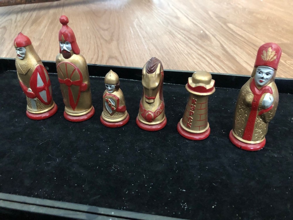 Russian chess set vintage