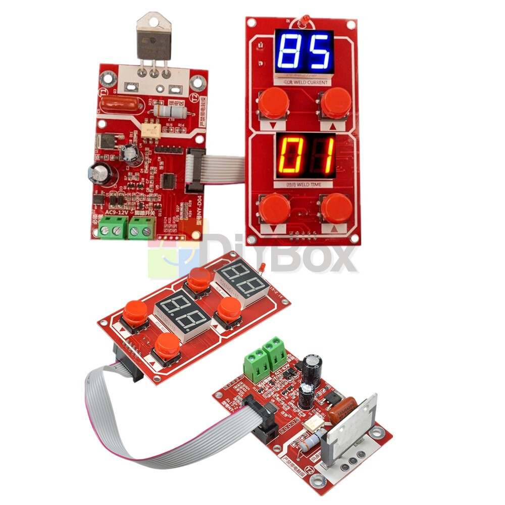 Digital 40A/100A Spot Welding Machine Time Controller Board+Power Transformer
