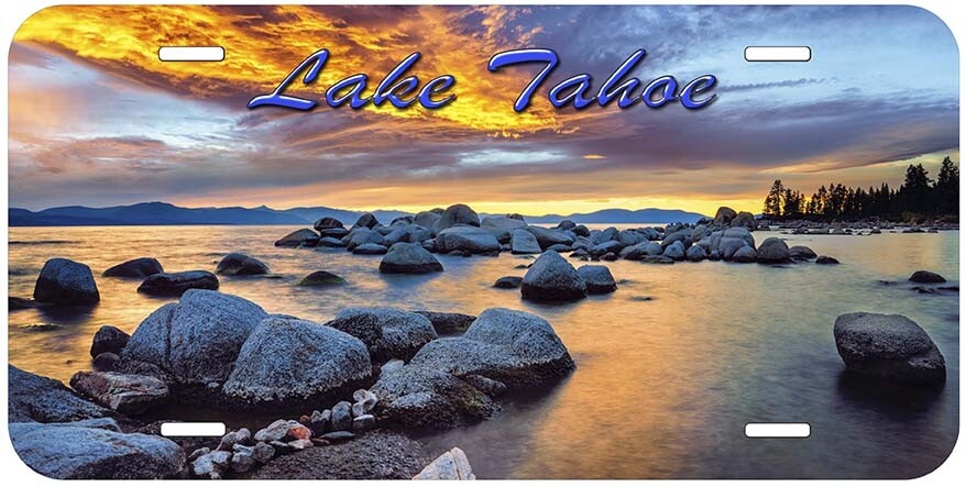 Lake Tahoe Novelty Car License Plate